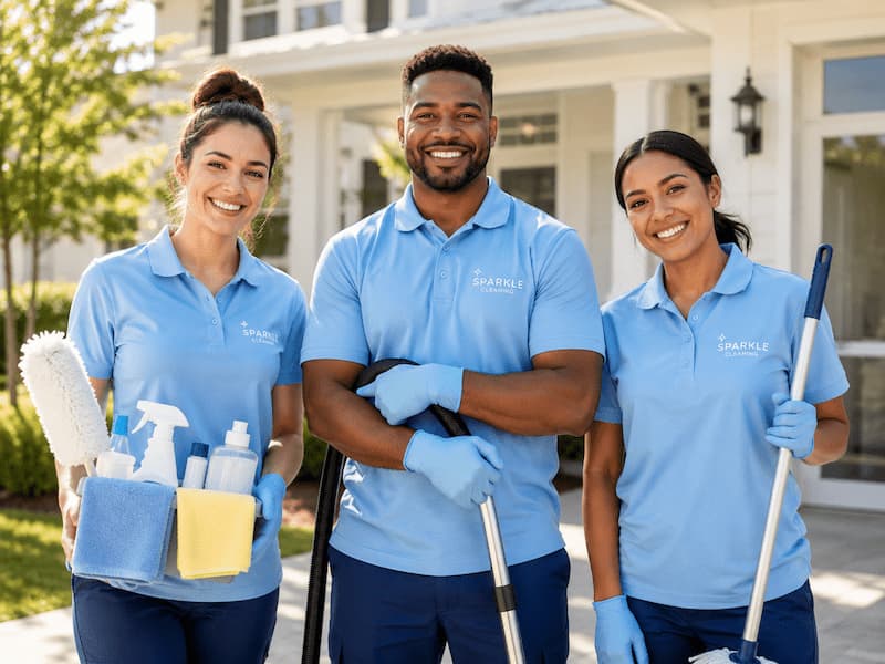 Our cleaning team