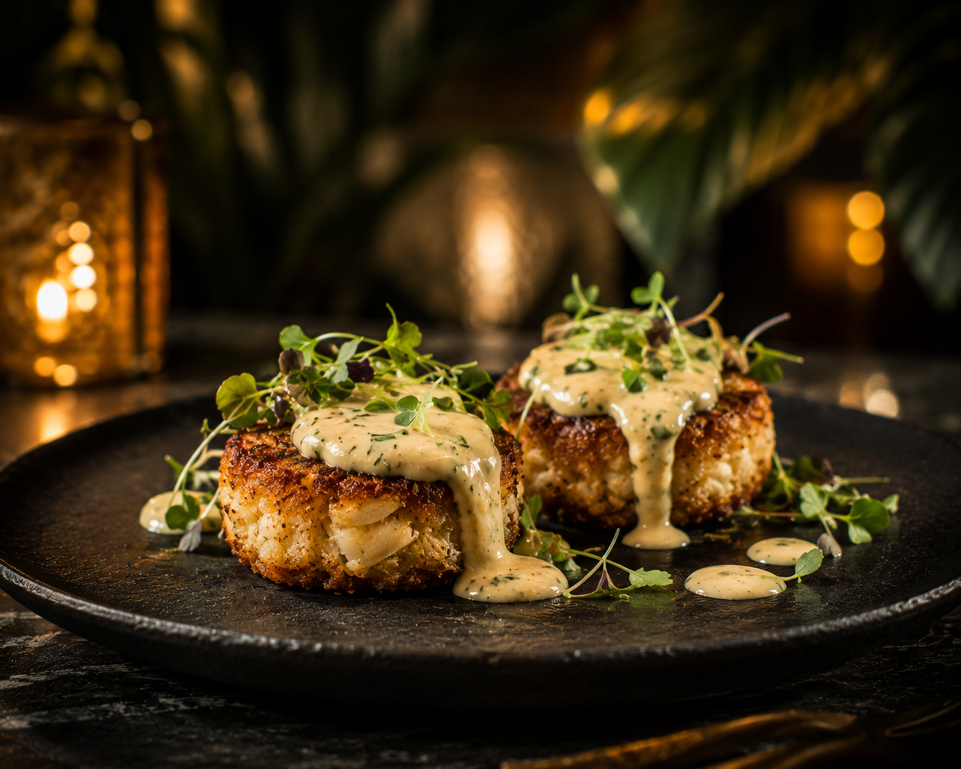 Appetizers dish presentation