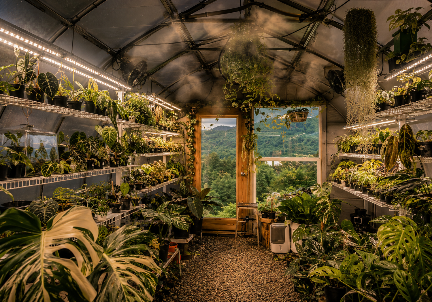 Greenhouse interior