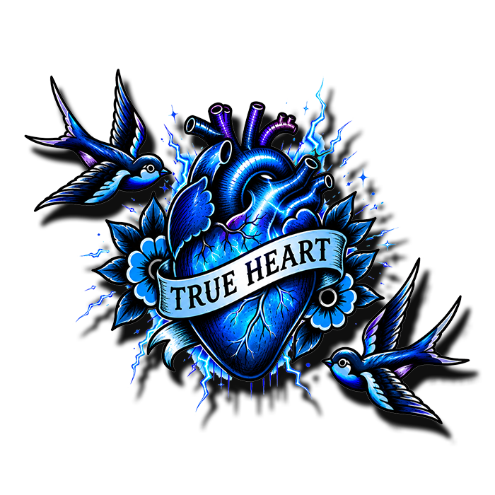 True Heart Tattoo Co. — flash art